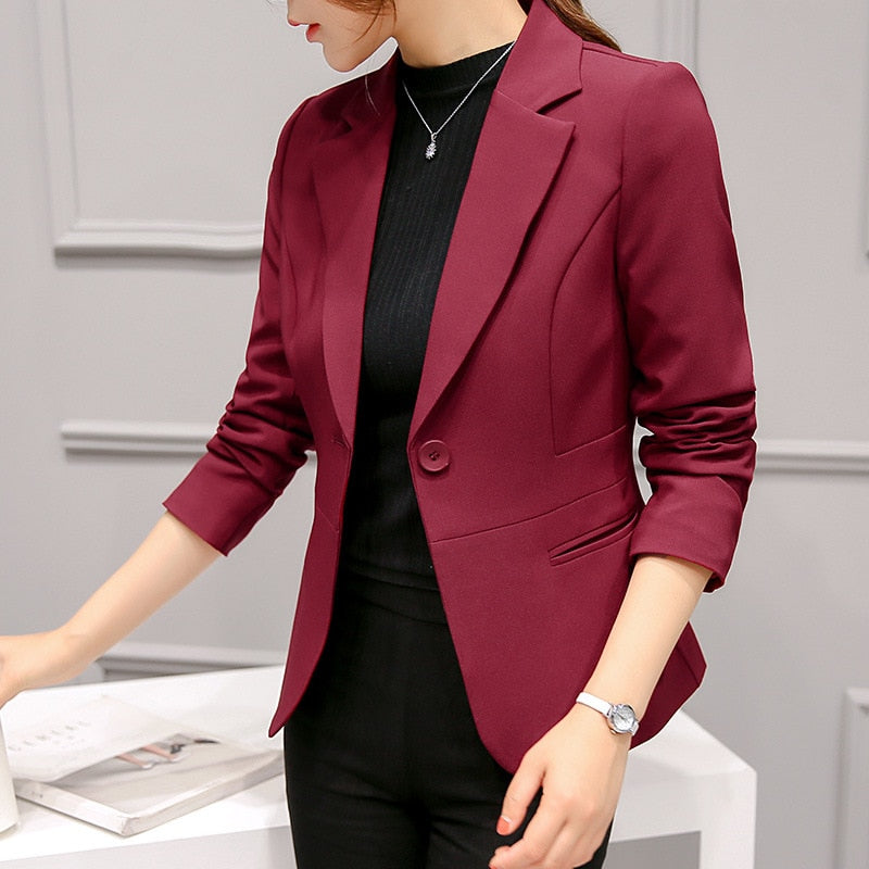 Mirla | Avslappnad Fickor Kort Blazer-Eva Jonsson