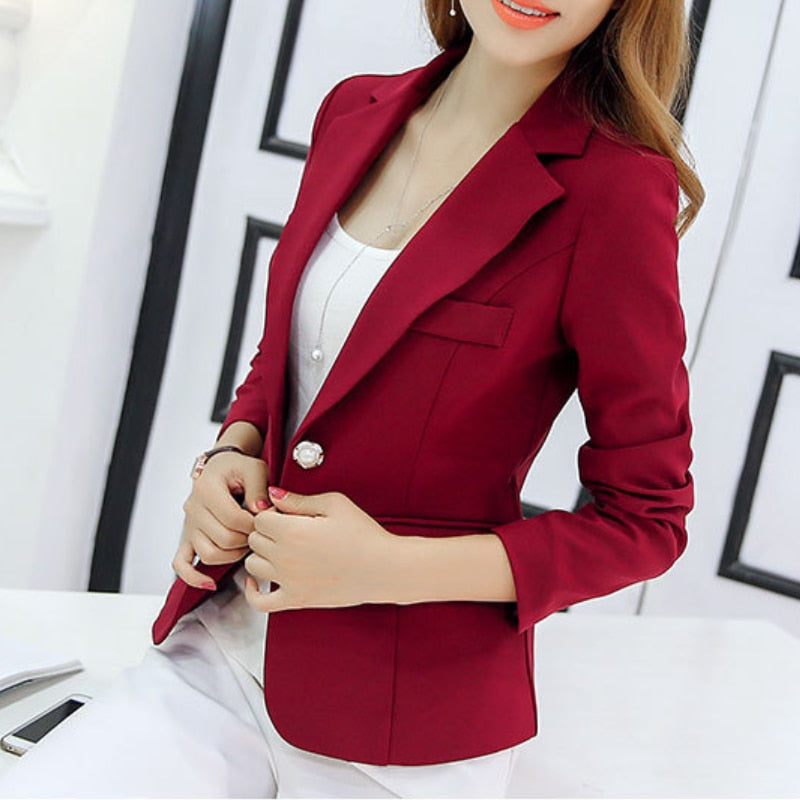 Mirla | Avslappnad Fickor Kort Blazer-Eva Jonsson