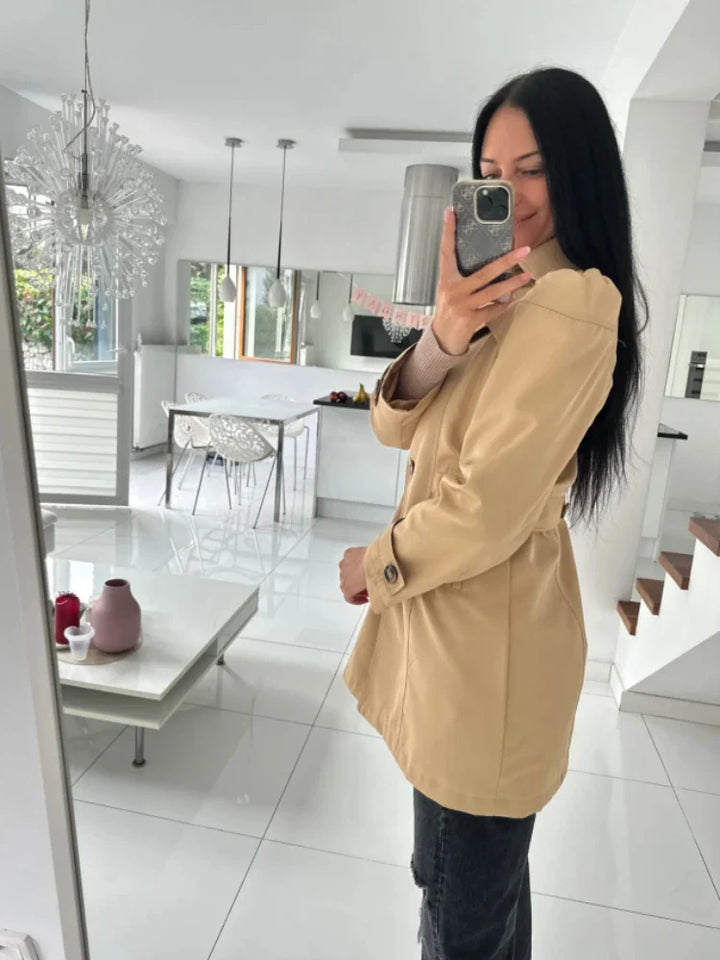 Mirla | Avslappnad Vindjacka Trenchcoat-Eva Jonsson