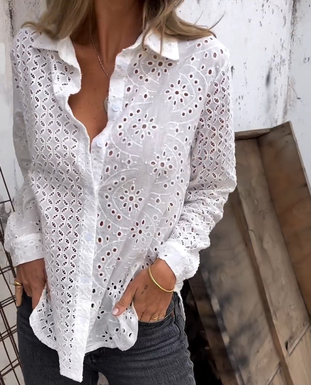 Mirla | Avslappnad blus för damer-Eva Jonsson