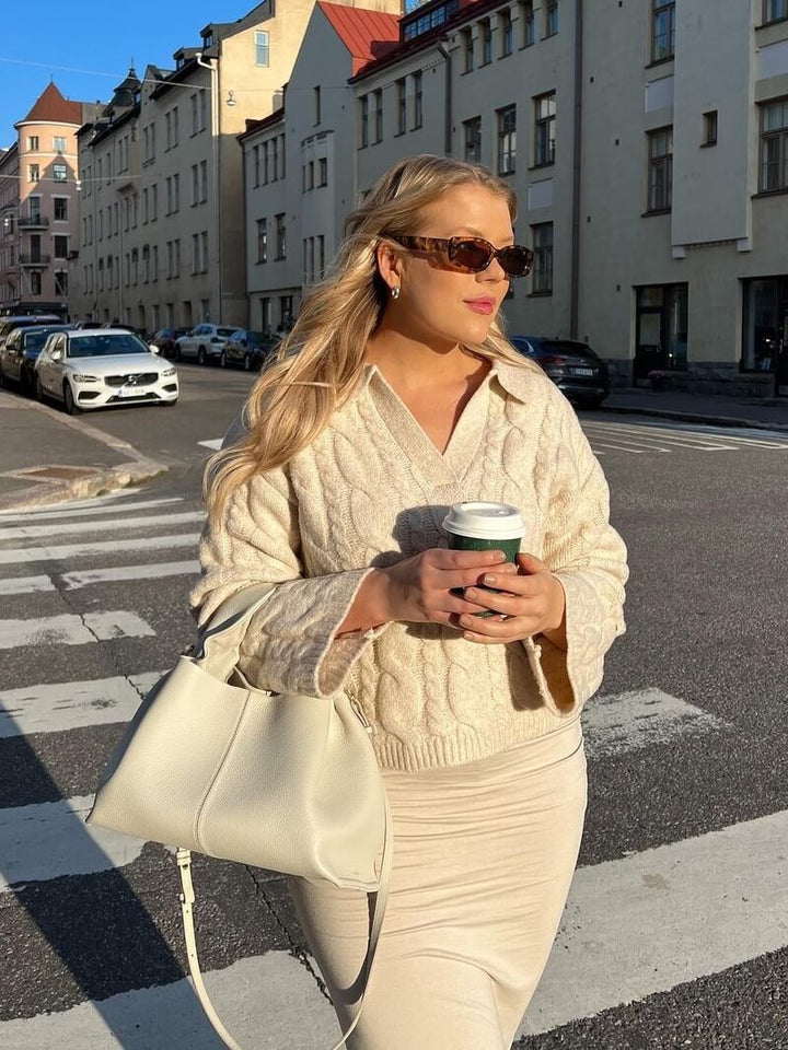 Mirla | Axelväska dam handväska med dragkedja-Eva Jonsson