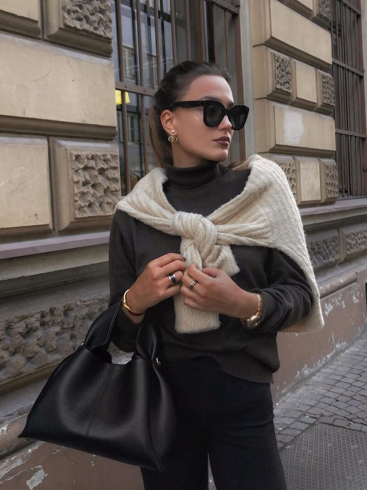 Mirla | Axelväska dam handväska med dragkedja-Eva Jonsson