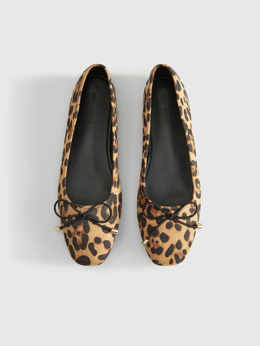 Mirla | Båge Dekor Leopardtryck Ballerinas-Eva Jonsson