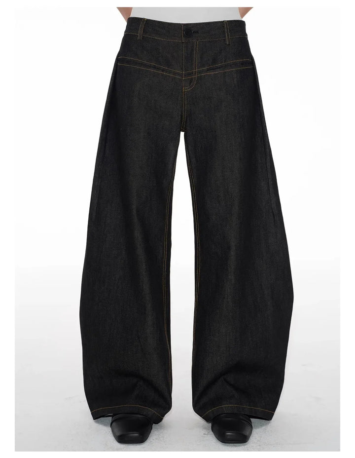 Mirla | Baggy Låg Midja Jeans Damer-Eva Jonsson