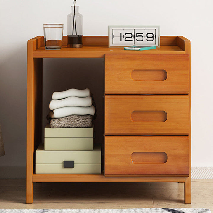 Mirla | BambooLux Nattduk | Minimalistisk Bambudesign | 1-2 Lådor | Hållbar & Funktionell för Sovrummet-Eva Jonsson