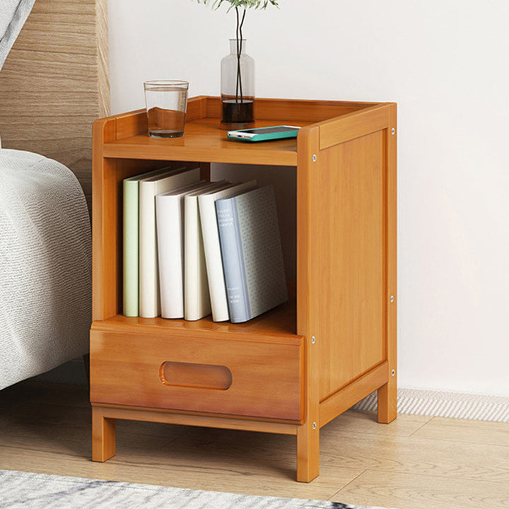 Mirla | BambooLux Nattduk | Minimalistisk Bambudesign | 1-2 Lådor | Hållbar & Funktionell för Sovrummet-Eva Jonsson