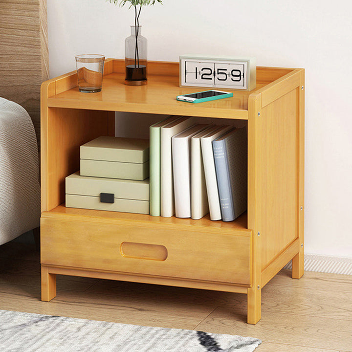 Mirla | BambooLux Nattduk | Minimalistisk Bambudesign | 1-2 Lådor | Hållbar & Funktionell för Sovrummet-Eva Jonsson