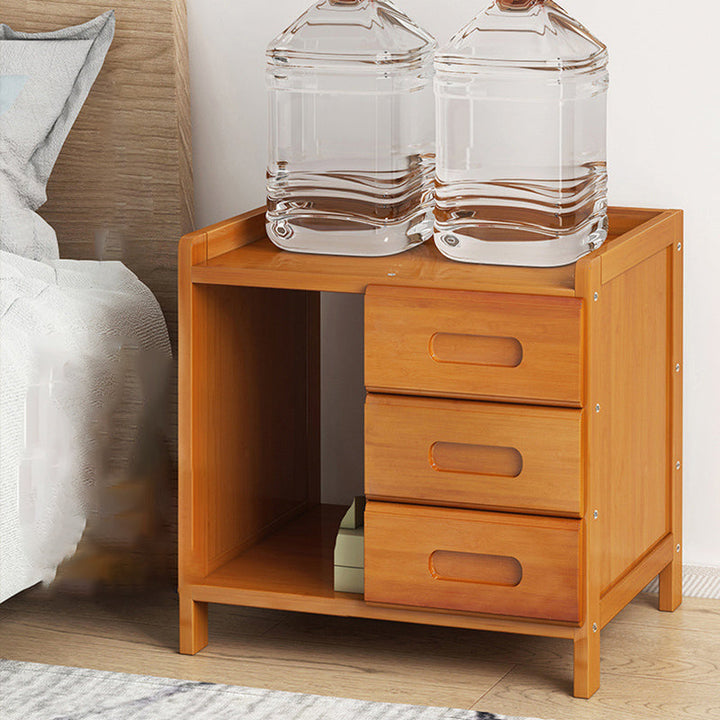 Mirla | BambooLux Nattduk | Minimalistisk Bambudesign | 1-2 Lådor | Hållbar & Funktionell för Sovrummet-Eva Jonsson