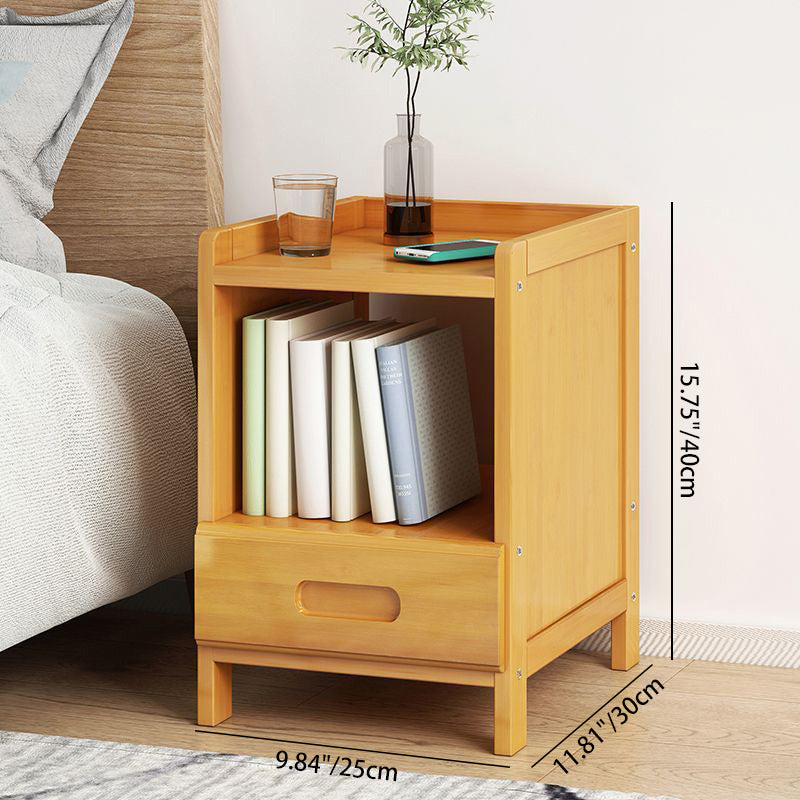 Mirla | BambooLux Nattduk | Minimalistisk Bambudesign | 1-2 Lådor | Hållbar & Funktionell för Sovrummet-Eva Jonsson