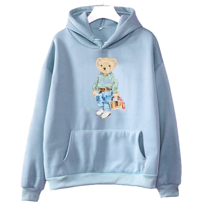 Mirla | Bärmönster Sweatshirt för Damer-Eva Jonsson