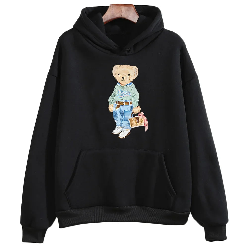 Mirla | Bärmönster Sweatshirt för Damer-Eva Jonsson