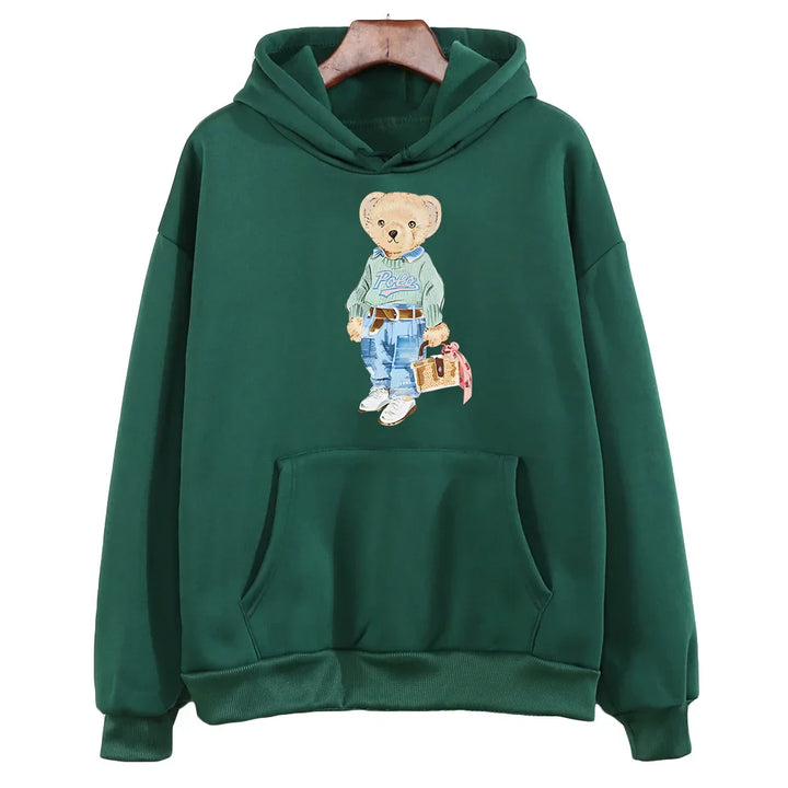 Mirla | Bärmönster Sweatshirt för Damer-Eva Jonsson