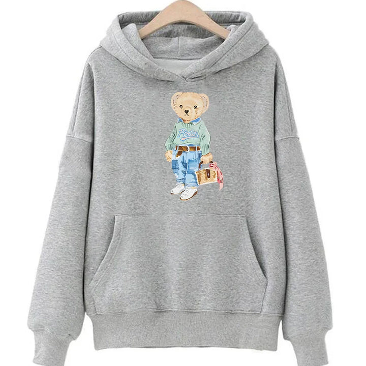 Mirla | Bärmönster Sweatshirt för Damer-Eva Jonsson