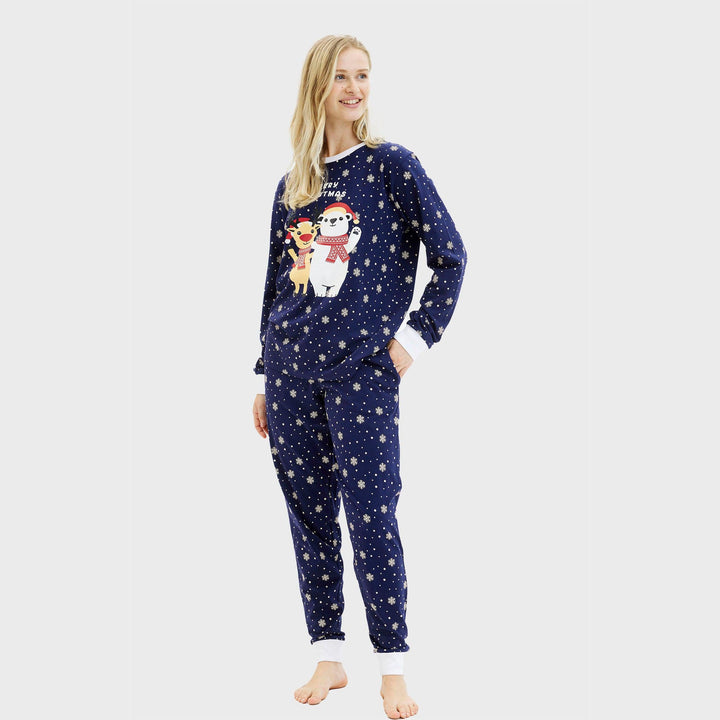 Mirla | Bästa vänner jul julpyjamas kvinnor-Eva Jonsson
