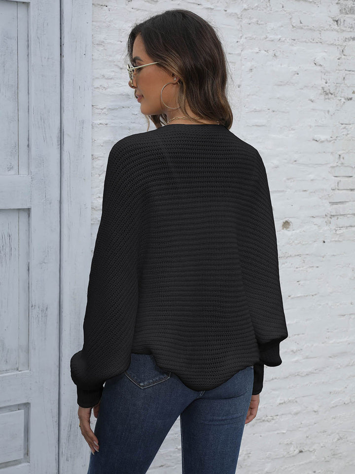 Mirla | Batärm Offentligt Front Kort Cardigan-Eva Jonsson