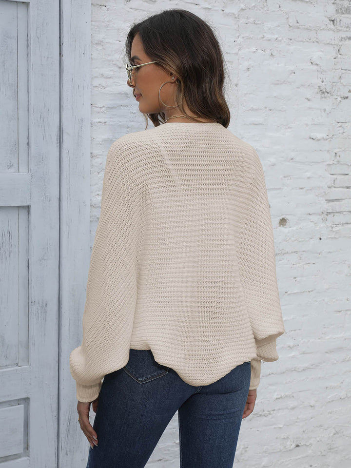 Mirla | Batärm Offentligt Front Kort Cardigan-Eva Jonsson