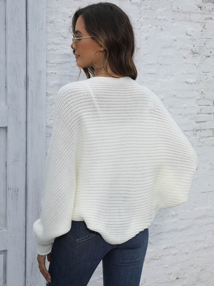 Mirla | Batärm Offentligt Front Kort Cardigan-Eva Jonsson