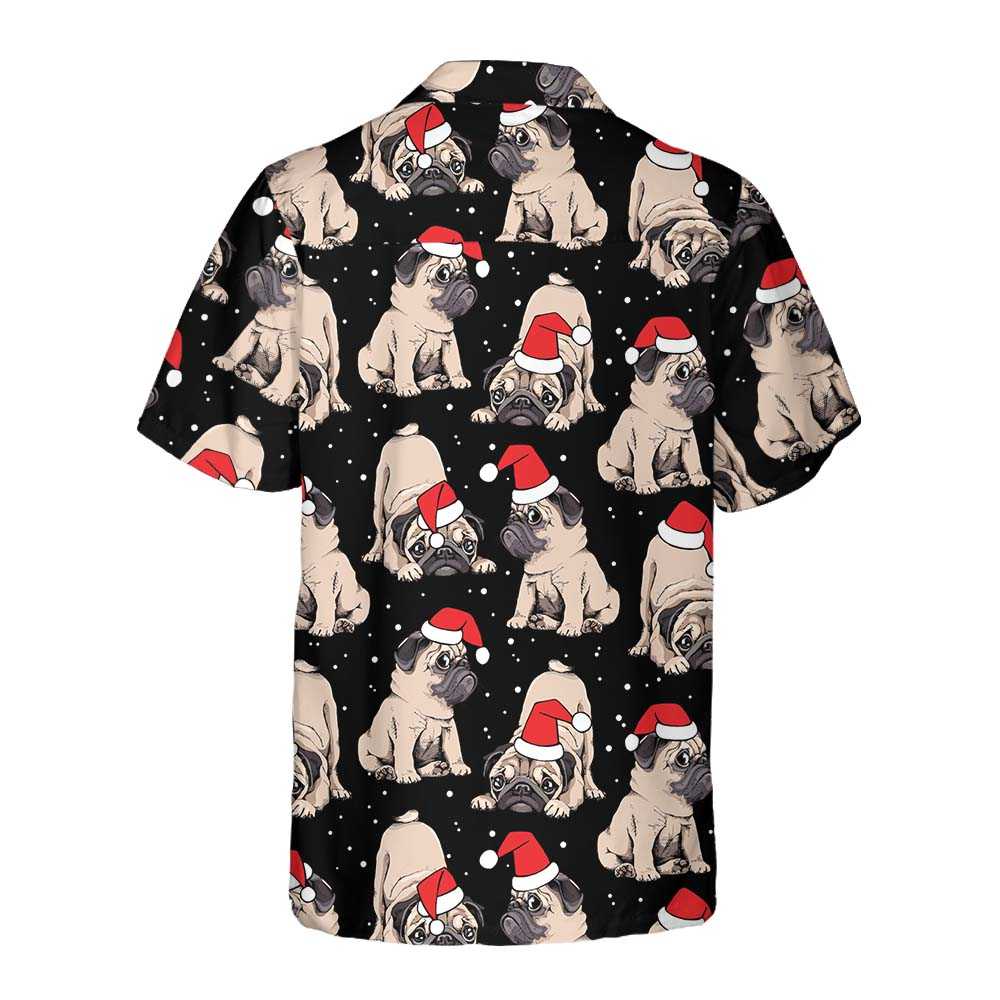 Mirla | Bedårande Jul-Pug-Valpar Jul-Hawaiiansk Skjorta Bästa Julklappen För Pug-Älskare-Eva Jonsson