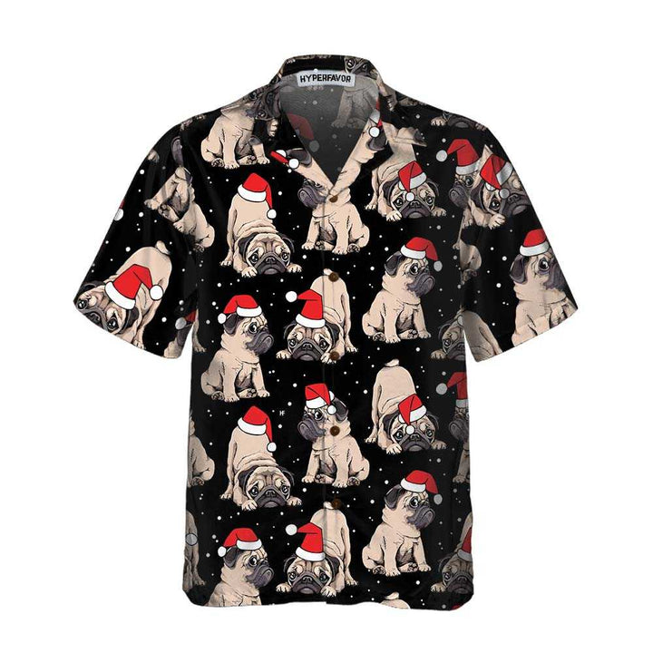 Mirla | Bedårande Jul-Pug-Valpar Jul-Hawaiiansk Skjorta Bästa Julklappen För Pug-Älskare-Eva Jonsson