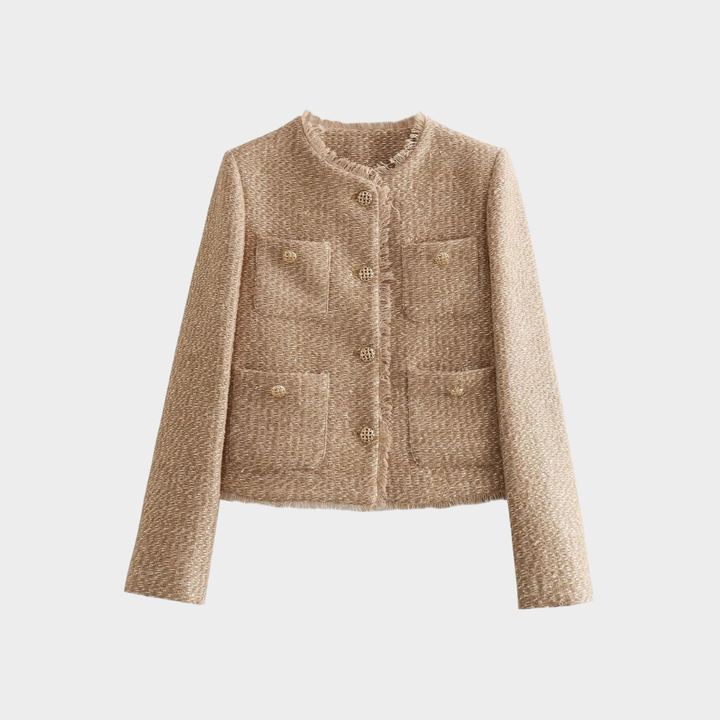Mirla | Beige Tweedjacka Dam-Eva Jonsson