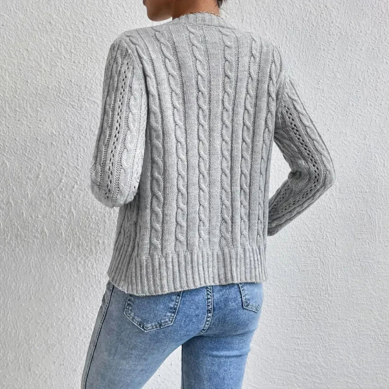 Mirla | Bekväm Cardigan med Knappar för Kvinnor-Eva Jonsson