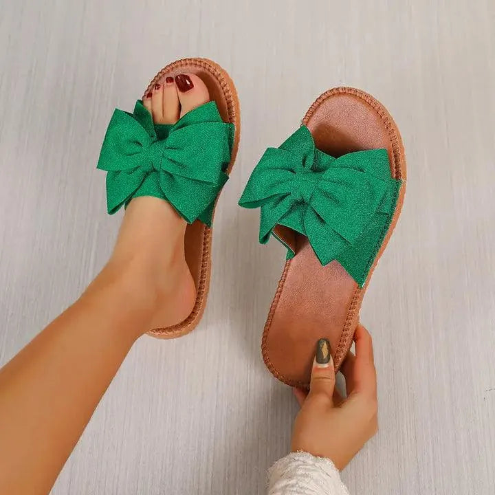 Mirla | Bekväm Chic Platta Skor med Slips-Eva Jonsson