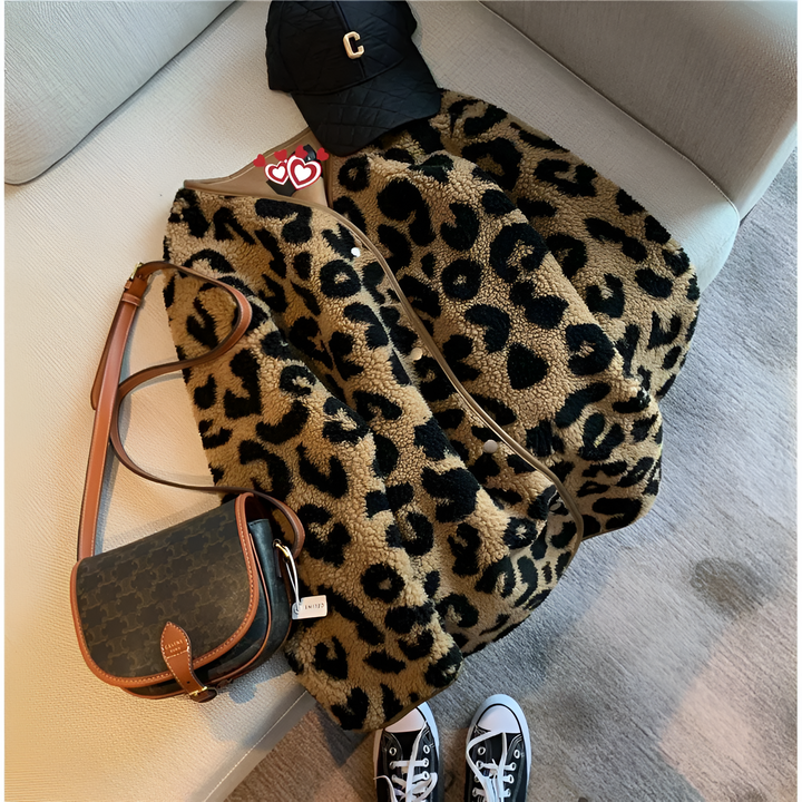 Mirla | Bekväm & Elegant Leopardsmönster Kappa-Eva Jonsson