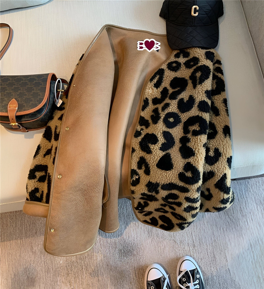 Mirla | Bekväm & Elegant Leopardsmönster Kappa-Eva Jonsson