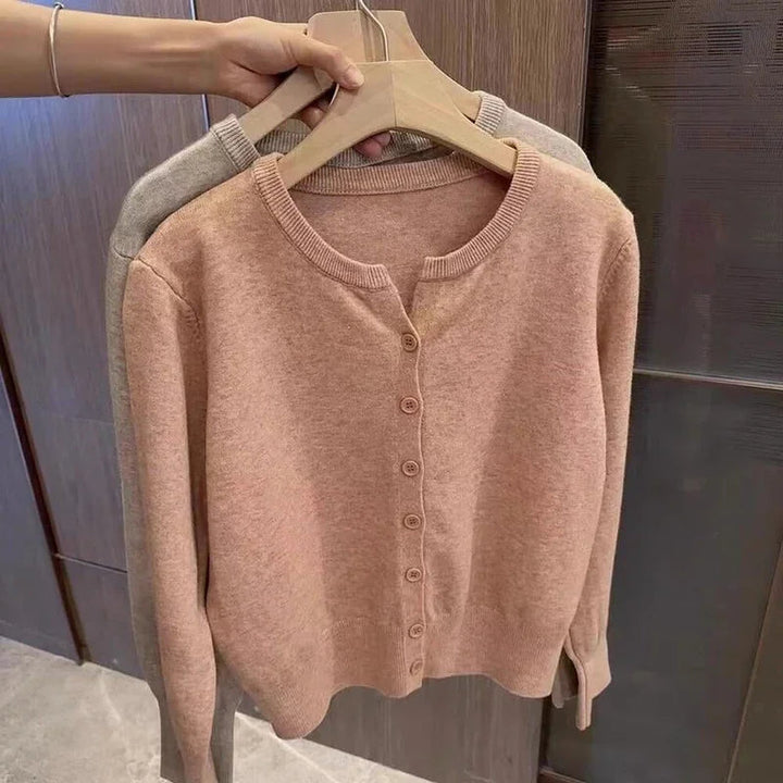 Mirla | Bekväm Grovstickad Ullcardigan-Tröja-Eva Jonsson