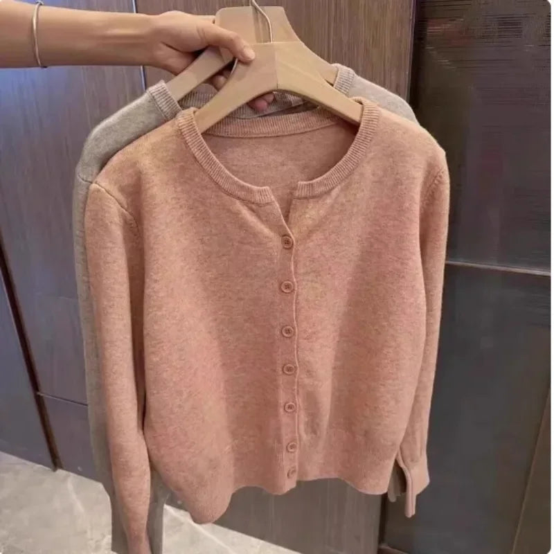 Mirla | Bekväm Grovstickad Ullcardigan-Tröja-Eva Jonsson