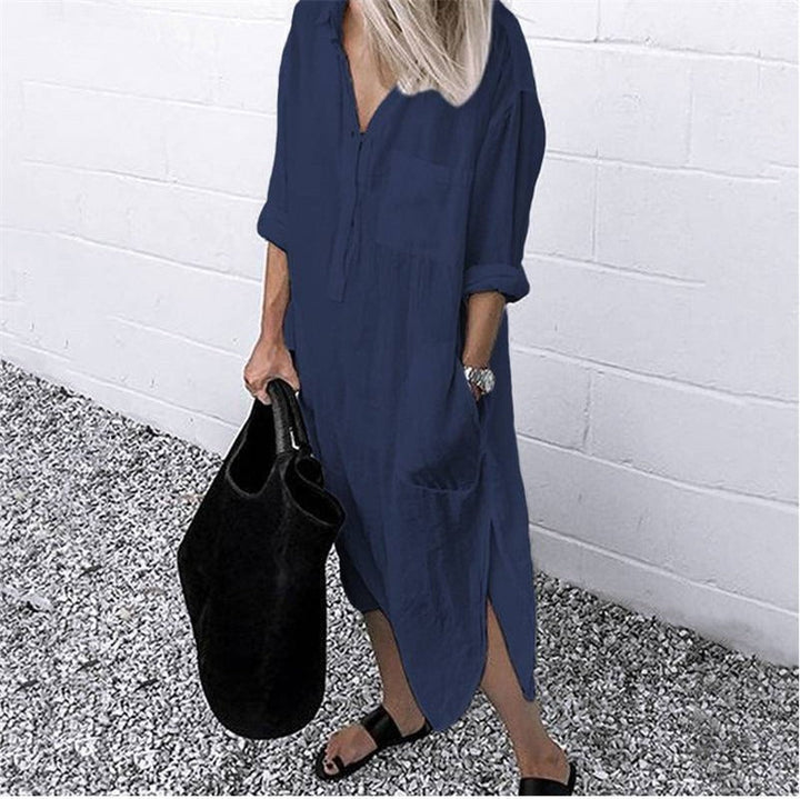 Mirla | Bekväm Lång Sommardress-Eva Jonsson