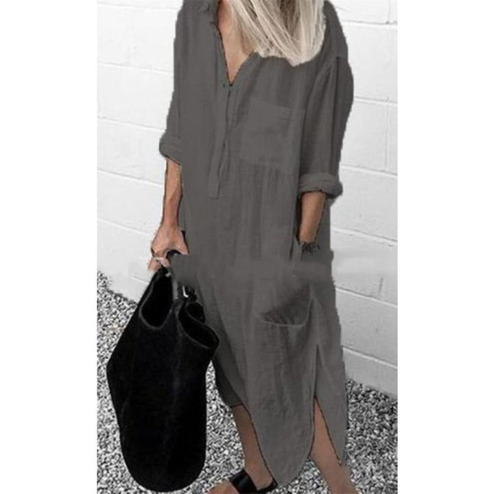 Mirla | Bekväm Lång Sommardress-Eva Jonsson