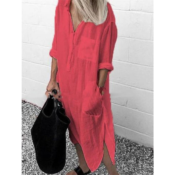 Mirla | Bekväm Lång Sommardress-Eva Jonsson