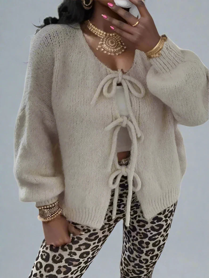 Mirla | Bekväm Mjukstickad Cardigan för En Avslappnad Vardagslook-Eva Jonsson