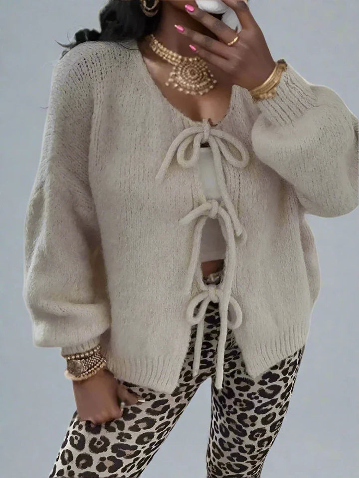 Mirla | Bekväm Mjukstickad Cardigan för En Avslappnad Vardagslook-Eva Jonsson
