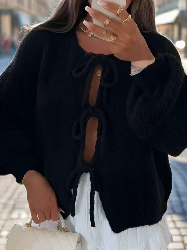 Mirla | Bekväm Mjukstickad Cardigan för En Avslappnad Vardagslook-Eva Jonsson