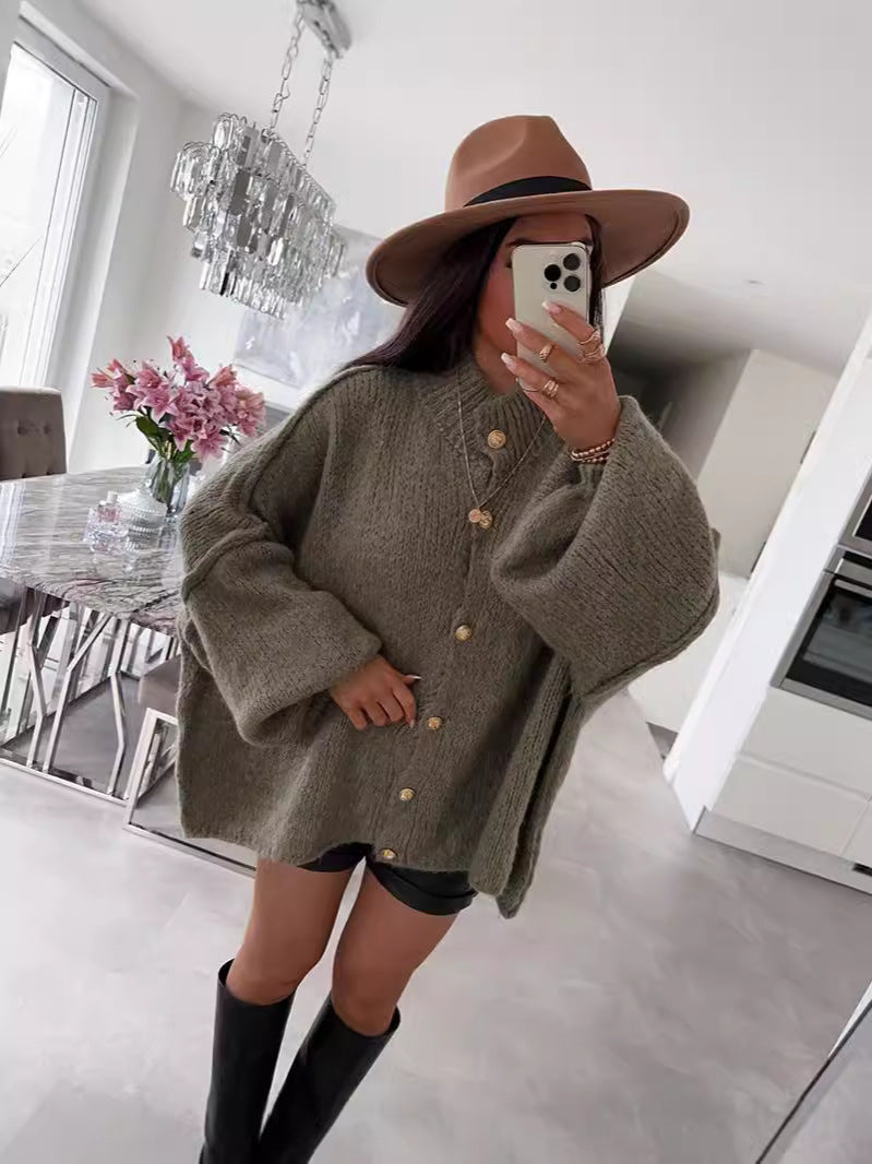 Mirla | Bekväm Oversize Kofta för Kvinnor-Eva Jonsson