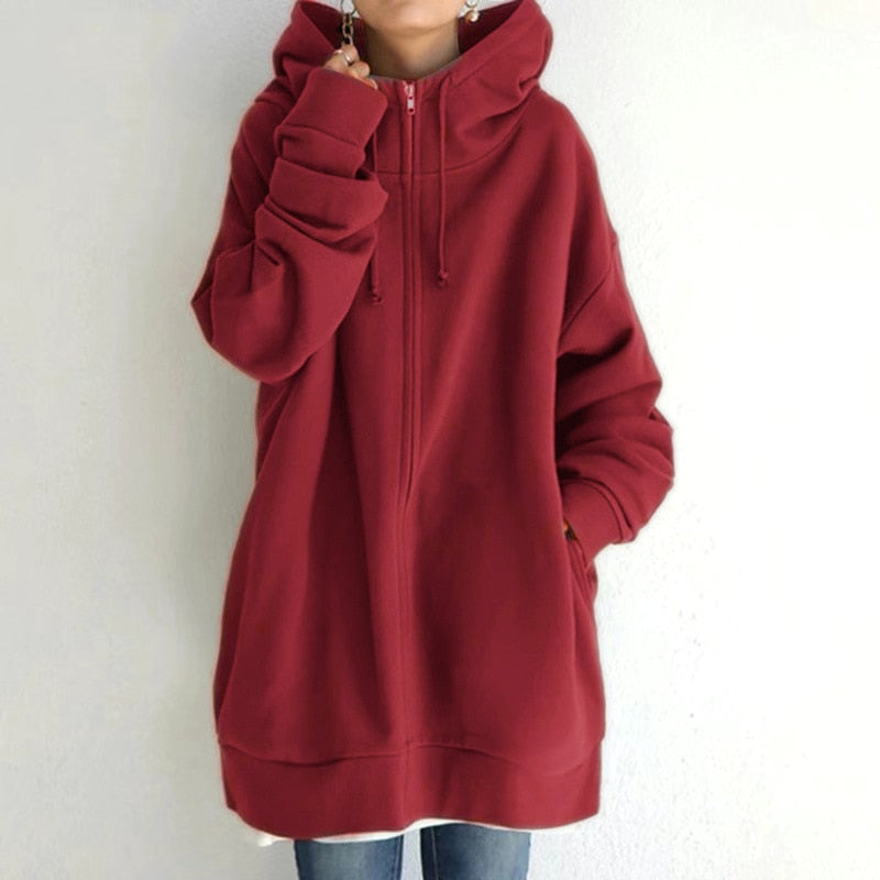 Mirla | Bekväm Oversize-Vinterhoodie Cassandra-Eva Jonsson