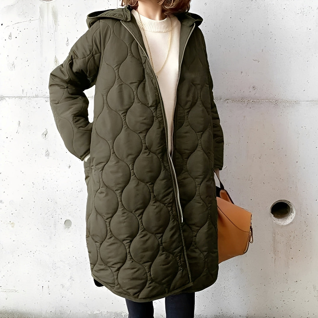 Mirla | Bekväm Parka med Huva och Design-Eva Jonsson