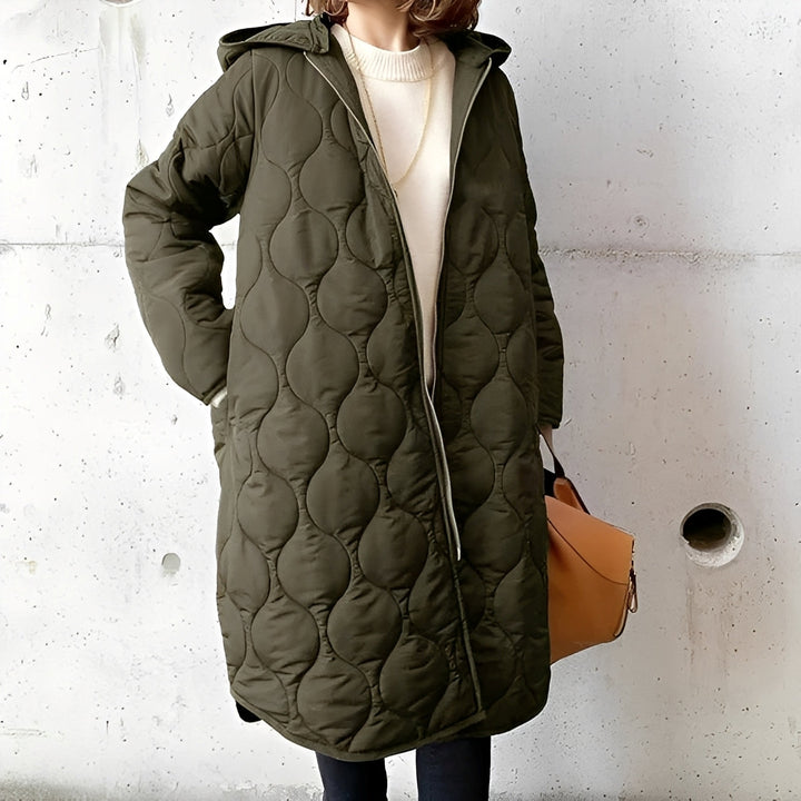 Mirla | Bekväm Parka med Huva och Design-Eva Jonsson