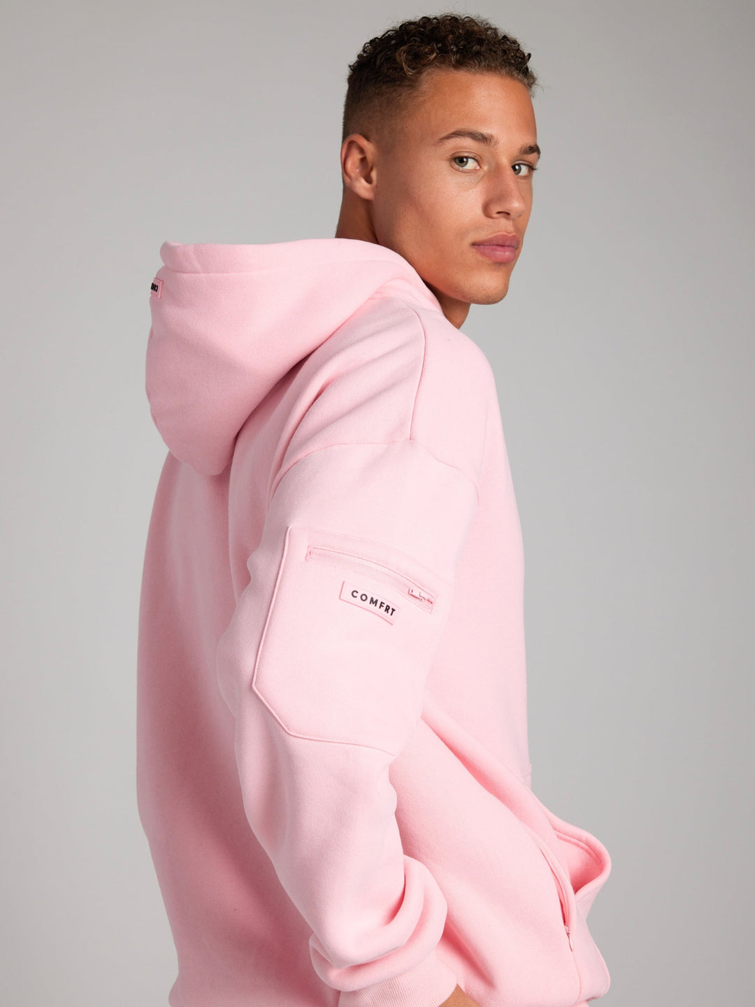 Mirla | Bekväm Rese-Hoodie med Flygplansläge Grafik-Eva Jonsson
