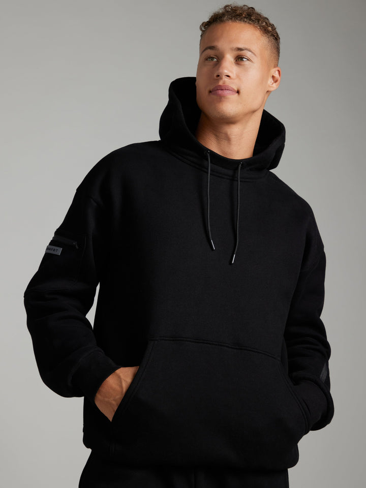 Mirla | Bekväm Rese-Hoodie med Flygplansläge Grafik-Eva Jonsson