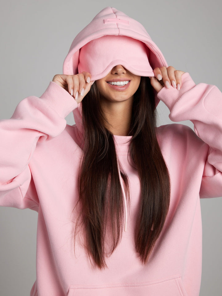 Mirla | Bekväm Rese-Hoodie med Flygplansläge Grafik-Eva Jonsson