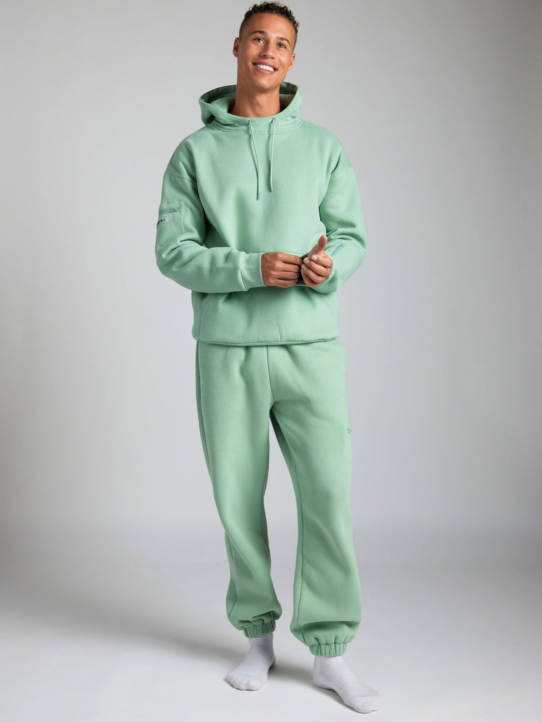 Mirla | Bekväm Rese-Hoodie med Flygplansläge Grafik-Eva Jonsson