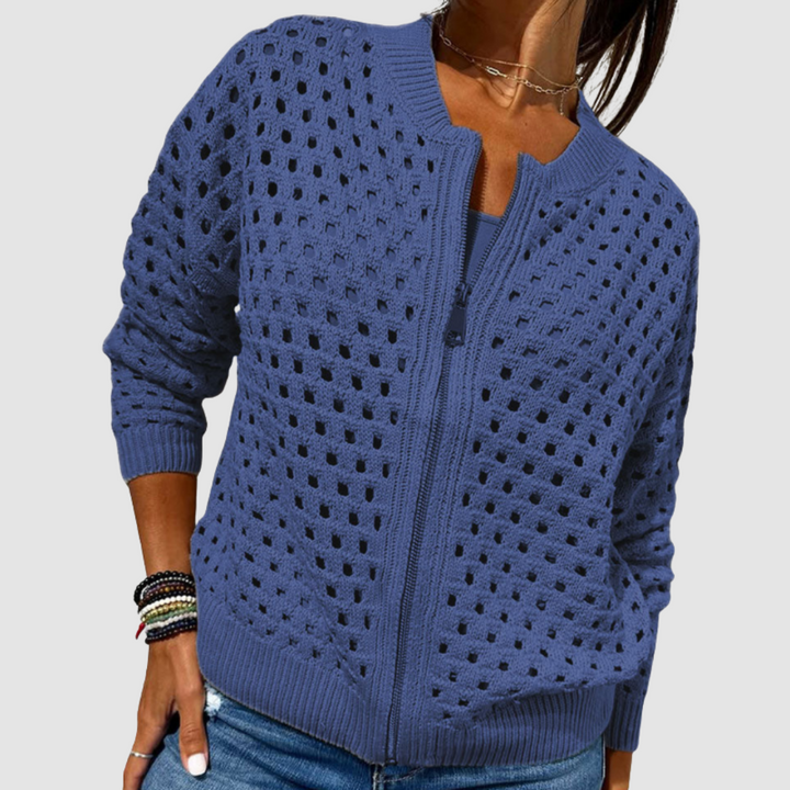 Mirla | Bekväm Stickad Cardigan-Eva Jonsson