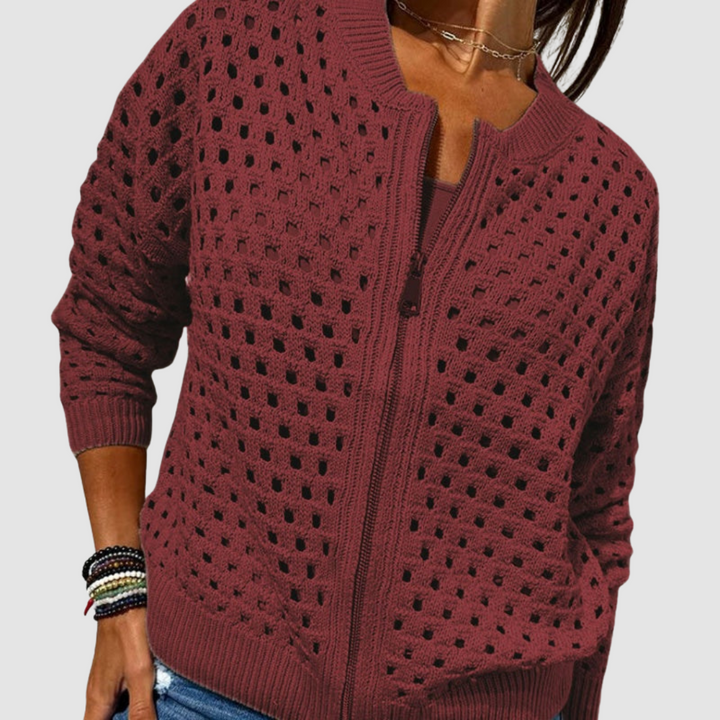 Mirla | Bekväm Stickad Cardigan-Eva Jonsson