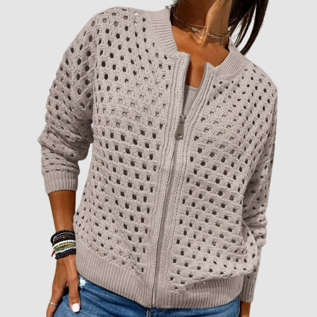 Mirla | Bekväm Stickad Cardigan-Eva Jonsson