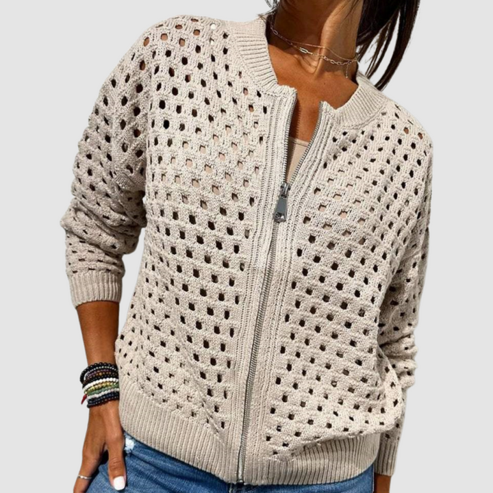 Mirla | Bekväm Stickad Cardigan-Eva Jonsson