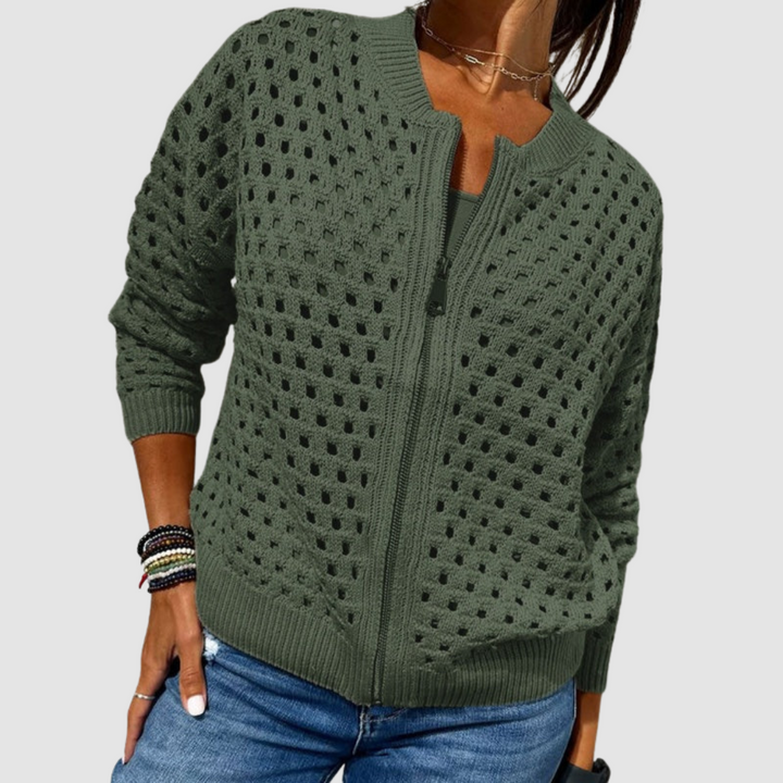 Mirla | Bekväm Stickad Cardigan-Eva Jonsson