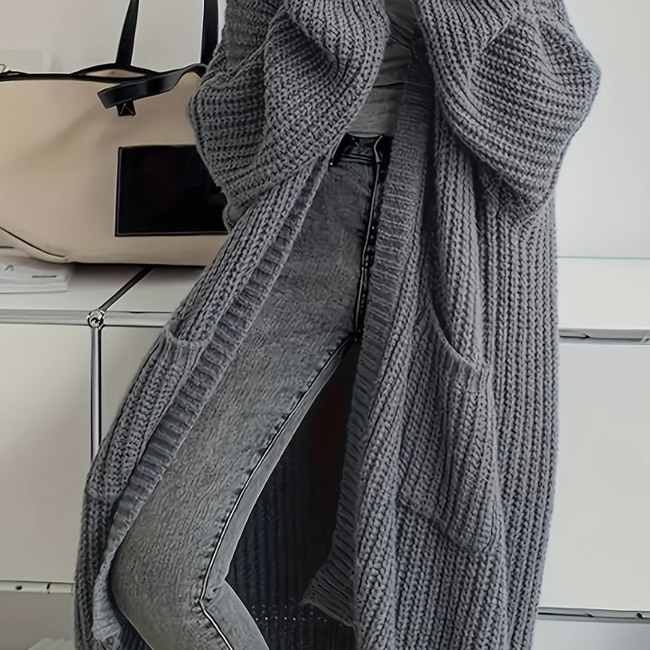 Mirla | Bekväm Stickad Cardigan med Bälte för Kvinnor-Eva Jonsson